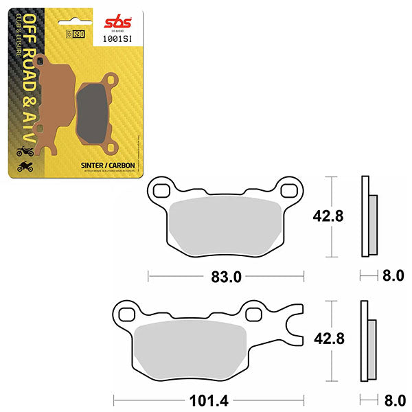 SBS ATV/UTV SINTER BRAKE PAD (6241001100)