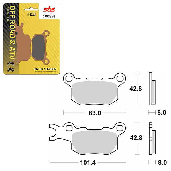 SBS ATV/UTV SINTER BRAKE PAD (6241002100)