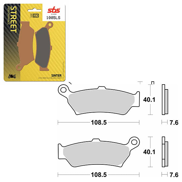 SBS PERFORMANCE LS SINTER BRAKE PAD (6261005100)