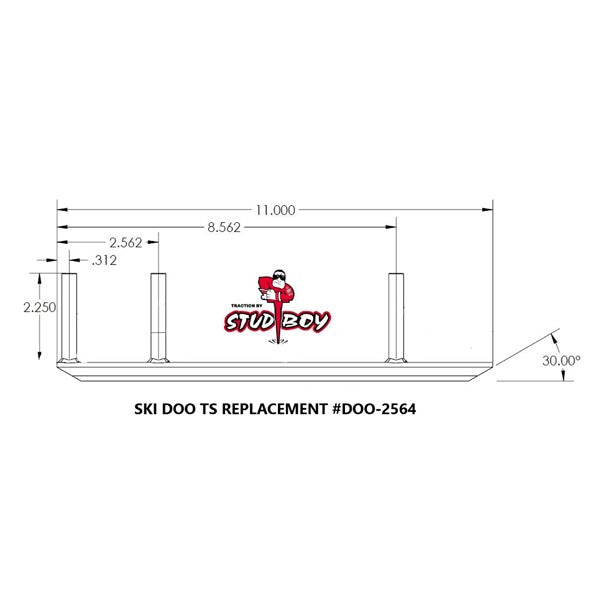 Barre de façonnage de skis réglable Stud Boy TS (DOO-S2564-60)