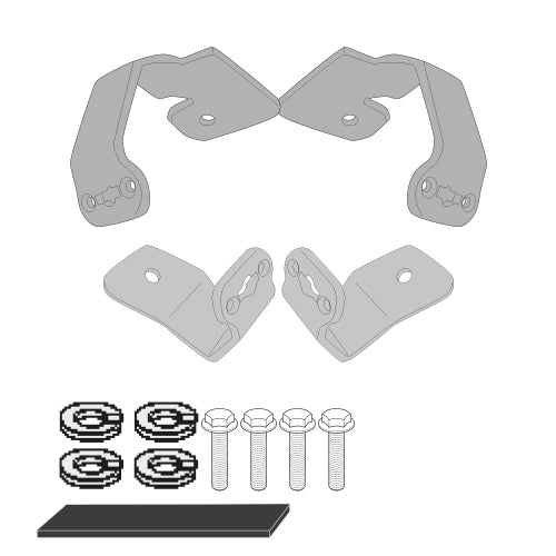 GIVI Adapter Kit PLO1192MK/PLO1192CAM/PLX1192 (076-1192KIT)