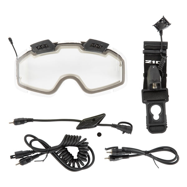 CKX Electric 210° Goggles Lens with Adjustable Ventilation & Accessories (120098)
