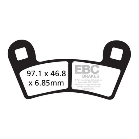 EBC "SV" Severe Duty Brake Pad (125215)