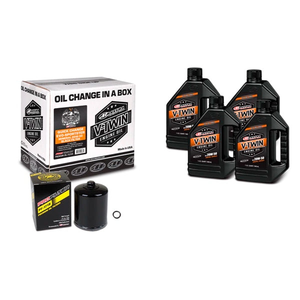Maxima V-Twin Oil Change Kit (144603)