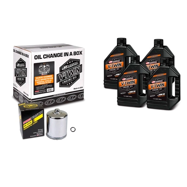 Maxima V-Twin Oil Change Kit (144604)