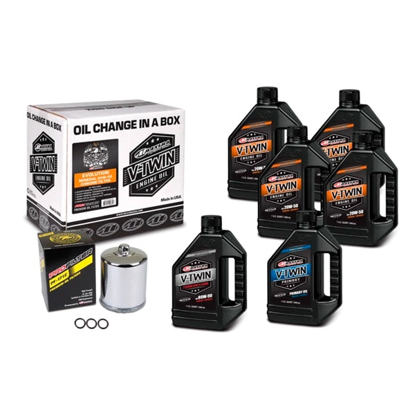 Maxima V-Twin Evolution Oil Change Kit (144606)