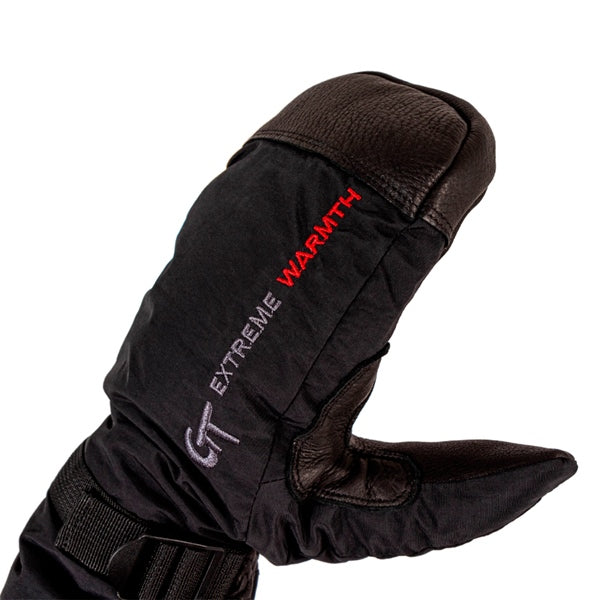 Green Trail Deer Leather Mittens (149105)