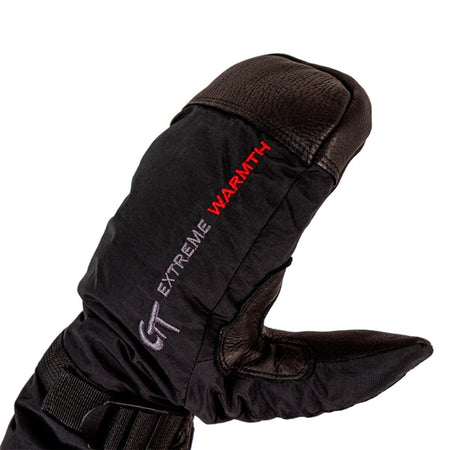 Green Trail Deer Leather Mittens (149105)