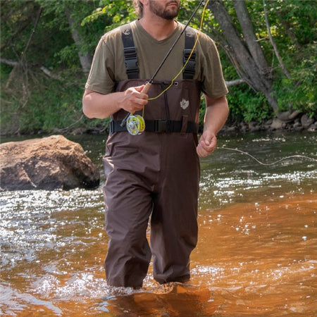 Green Trail StreamFeather Chest Wader - Traction Sole (149133)