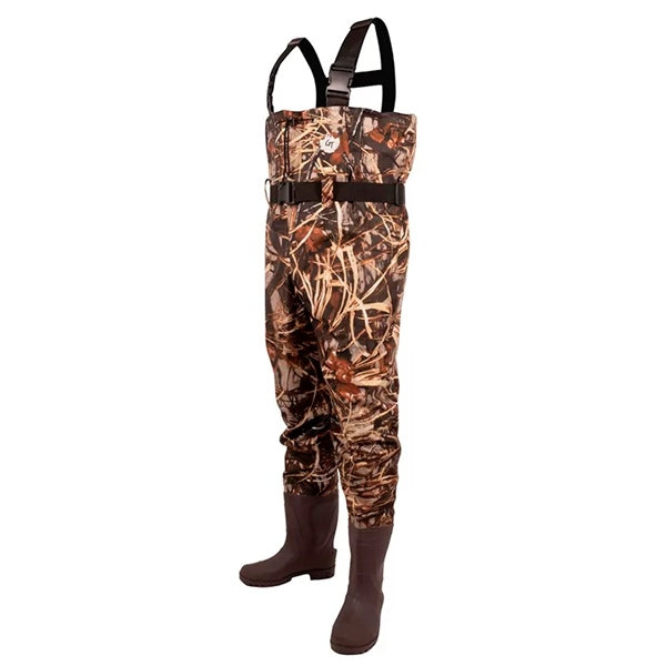 Green Trail StreamFeather Chest Wader - Traction Sole