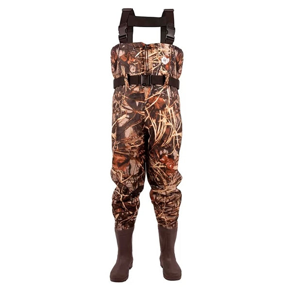 Green Trail StreamFeather Chest Wader - Traction Sole