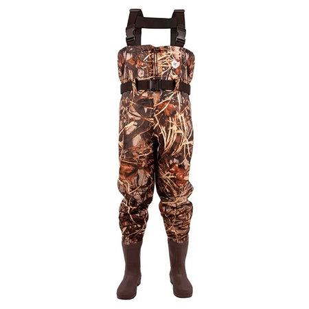 Green Trail StreamFeather Chest Wader - Traction Sole