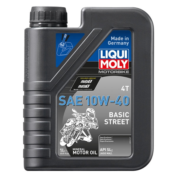 Liqui Moly Oil 4T Mineral Basic Street (153238)