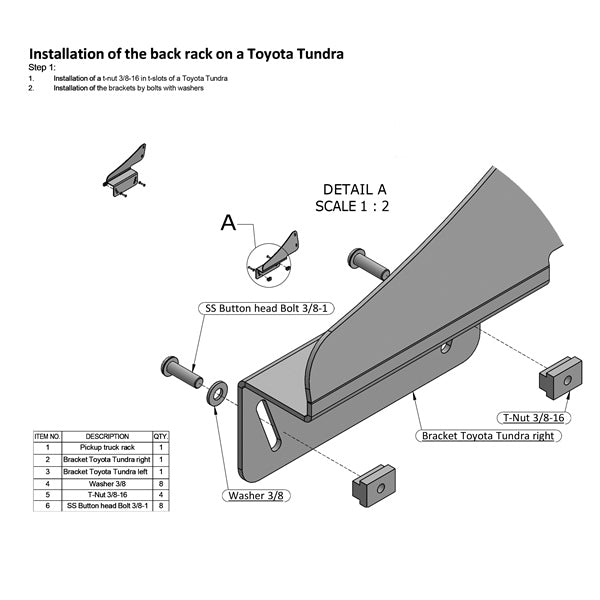 Bison Bumpers Support Fixation Grille (160345)