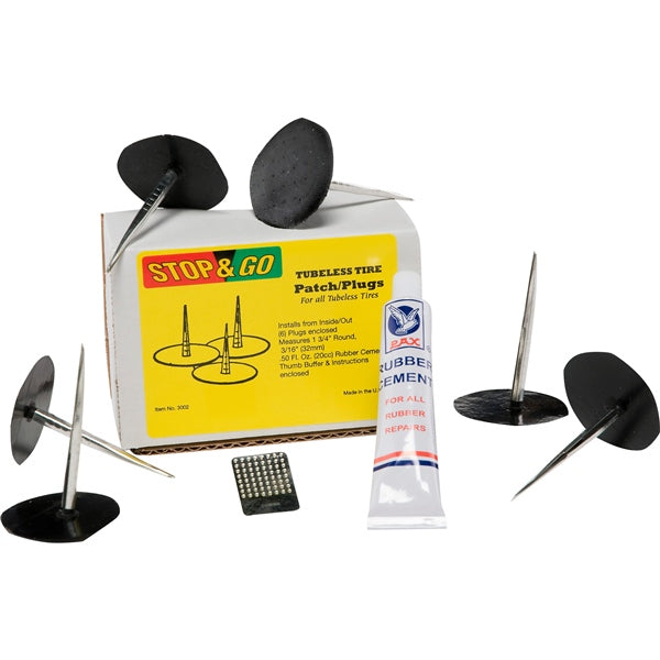 STOP & GO Ensemble de remplacement pour pneu (172007)