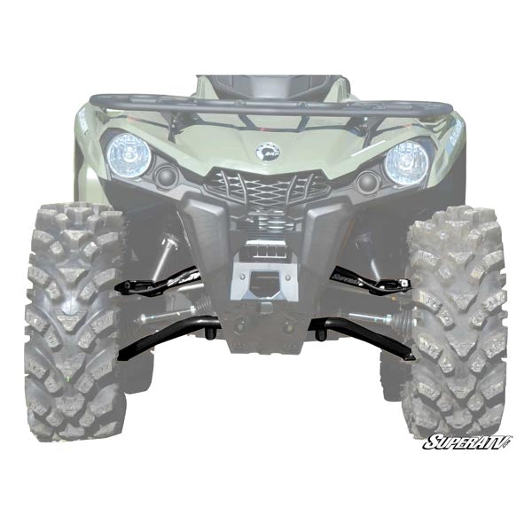 Bras triangulaires SuperATV à grand dégagement, décalage avant de 1,5 po avec joints robustes (AA-CA-GEN2-1.5HCBH02)