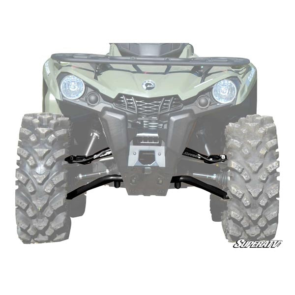 Bras triangulaires à déport avant de 1,5 po SuperATV à garde au sol élevée avec joints super résistants (AACAGEN21.5HCBSD02)