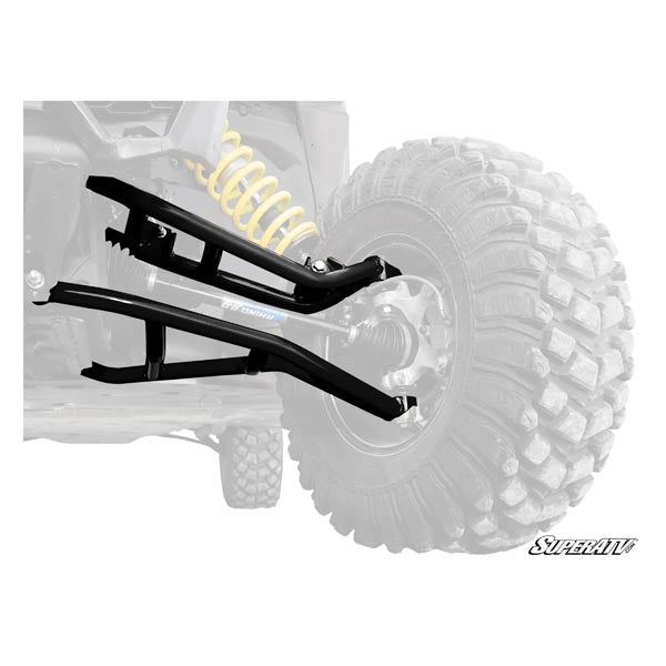SuperATV High-Clearance A-Arms w/ Blk Heavy Duty Ball Joints (AA-CA-X3-002-TU-BH02)