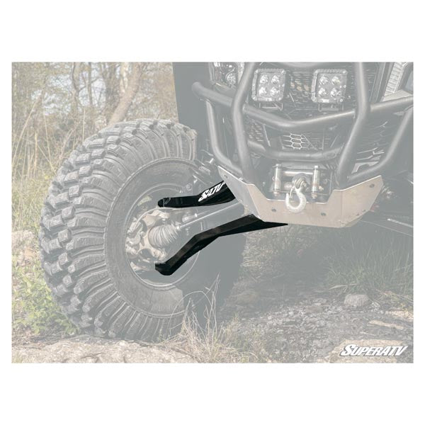 SuperATV Sidewinder A-Arms -Black w/ Heavy Duty Ball Joints (AA-CA-X3-1.5-WC-BH02)
