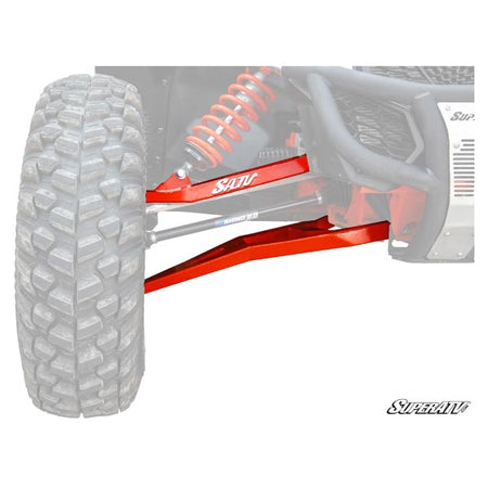 SuperATV Sidewinder A-Arms - Red w/ Super Duty Ball Joints (AA-CA-X3-1.5-WCBSD14)
