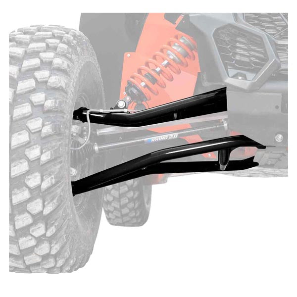 SuperATV Atlas Pro 2" Forward Offset A-Arms - Blk w/ Keller Per. Ball Joint (AA-CA-X372OHC001BK02)
