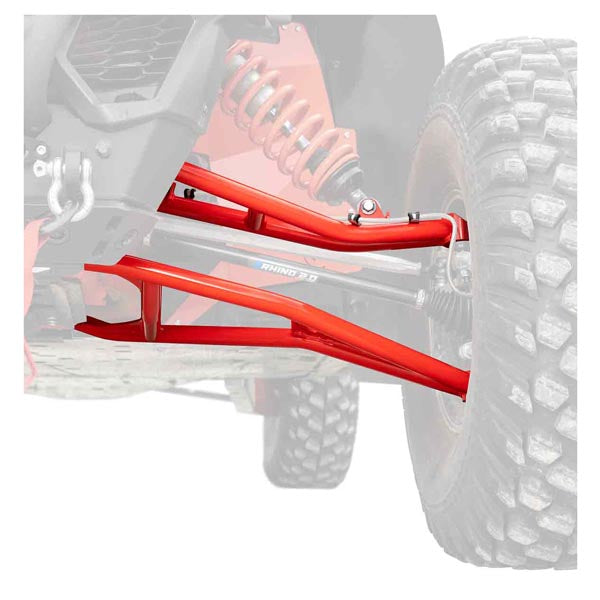 SuperATV High-Clearance 2" Forward Offset A-Arms w/ Std. Duty Ball Joints (AA-CA-X372OHC-BSD-14)