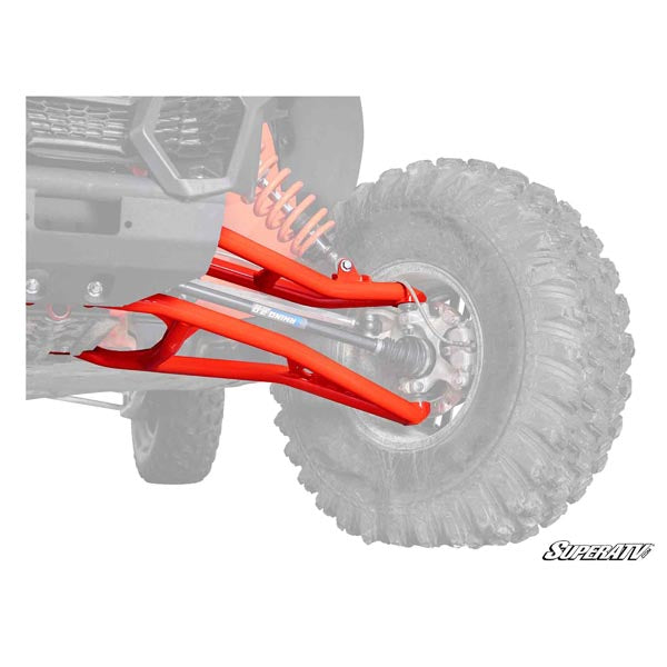 SuperATV Atlas Pro A-Arms - Red w/ Standard Duty Ball Joints (AA-CA-X3RS-003HCBS14)
