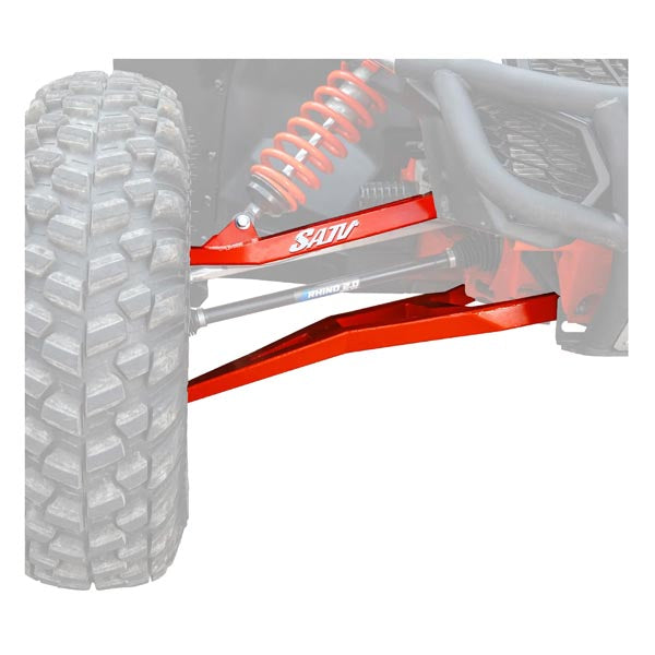 SuperATV Sidewinder A-Arms - Red (AA-CA-X3XRS-1.5-14)