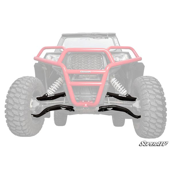 SuperATV High Clearance A-Arms w/ Keller Perf. Ball Joints (AAPRZR900SHCSBJBK02)