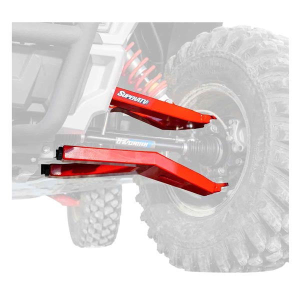 SuperATV 2" Forward Offset Boxed A-Arms w/ Standard Duty Ball Joints (AA-P-RZR900S-WC-BS03)