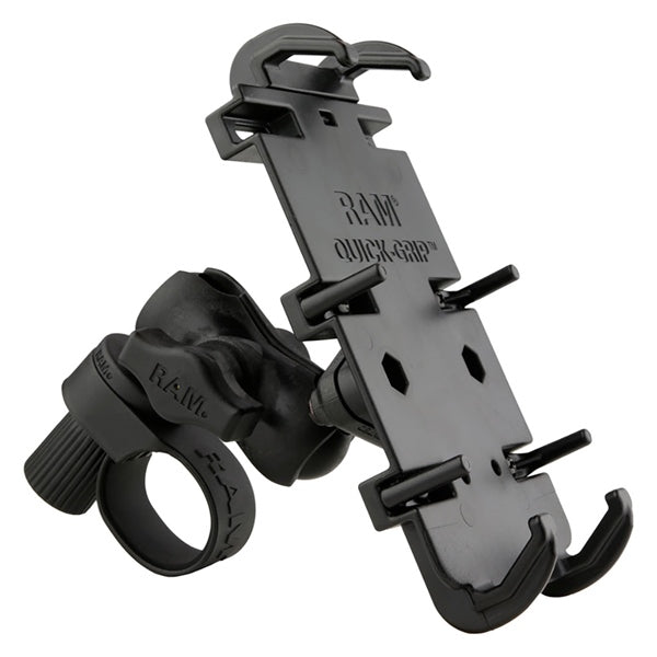 Ram Mount Quick-Grip XL Phone Mount with Tough-Strap Handlebar Base (180289)