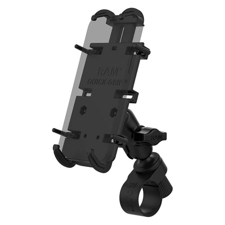 Ram Mount Quick-Grip XL Phone Mount with Tough-Strap Handlebar Base (180289)