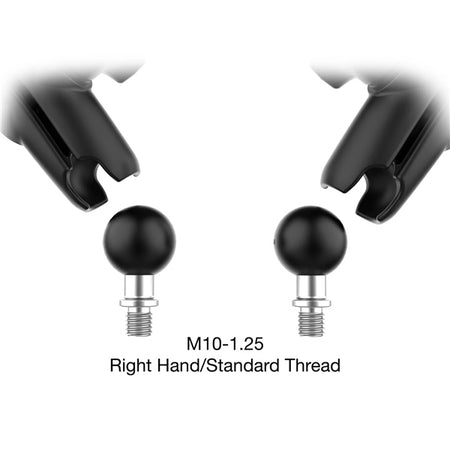 Ram Mount Mirror Tough-Mirror Kit - M10-1.25 Bases Medium (180368)