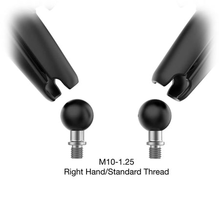 Ram Mount Mirror Tough-Mirror Kit - M10-1.25 Bases Long (180369)