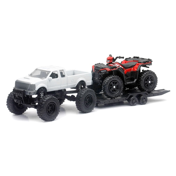 New Ray Toys Scale Model - Truck with Polaris ATV (202884)