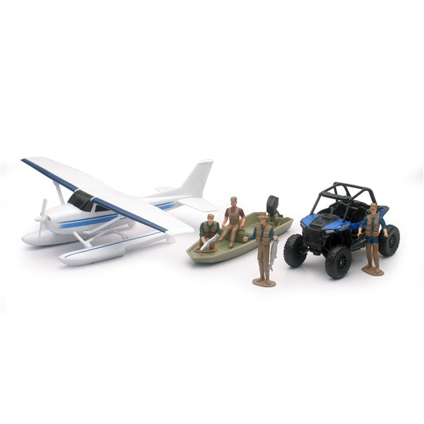 New Ray Toys Scale Model - Xtreme Adventure with Polaris ATV (202885)