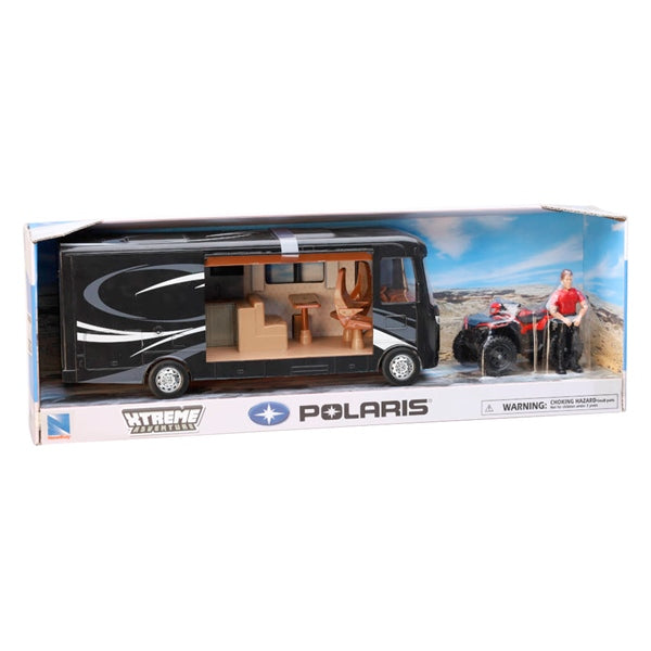 New Ray Toys Scale Model - Polaris with RV & Figure (202886)