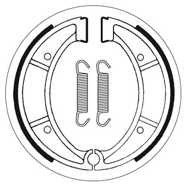 SBS BRAKE SHOES WITH SPRINGS (5192117100)