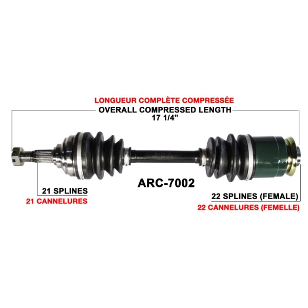 TrakMotive Complete Axle (216045)