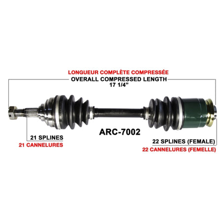 TrakMotive Complete Axle (216045)