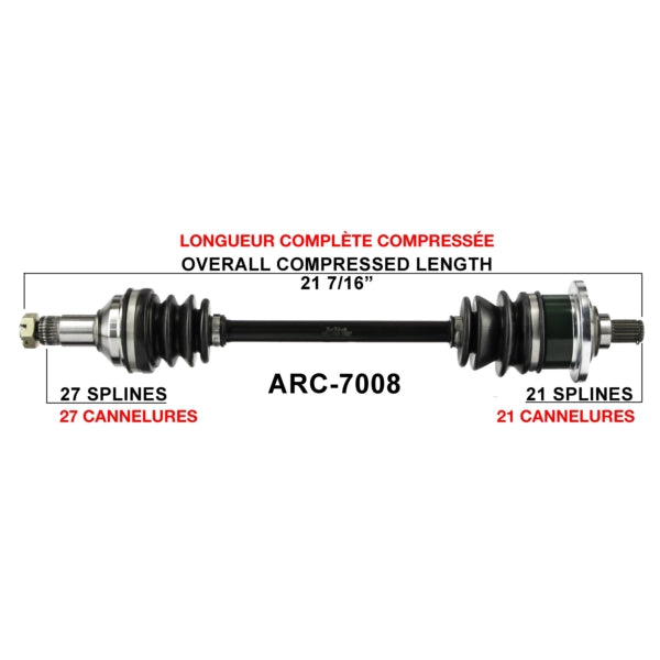 TrakMotive Complete Axle (216052)