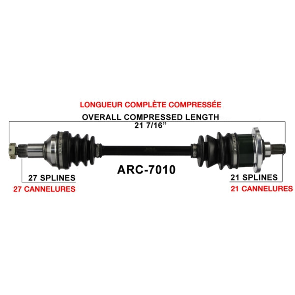TrakMotive Complete Axle (216054)