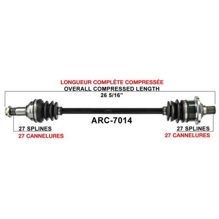 TrakMotive Complete Axle (216057)