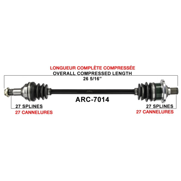 TrakMotive Complete Axle (216057)