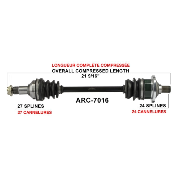 TrakMotive Complete Axle (216058)