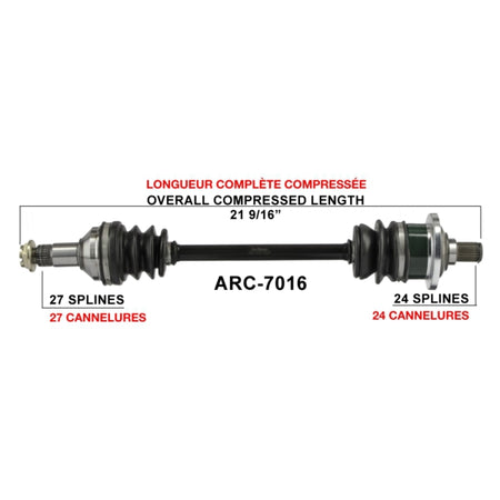 TrakMotive Complete Axle (216058)