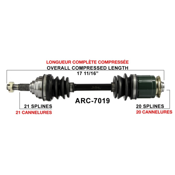 TrakMotive Complete Axle (216060)