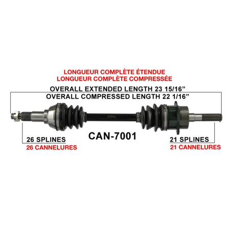 TrakMotive Complete Axle (216061)