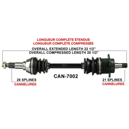 TrakMotive Complete Axle (216062)