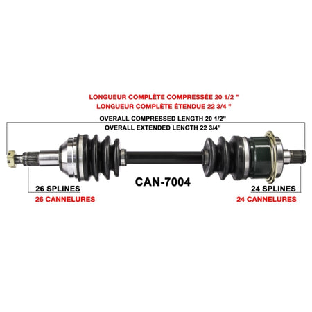 TrakMotive Complete Axle (216064)